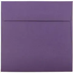 JAM Paper 6.5" x 6.5" Premium Invitation Envelopes, 25ct. Dark Purple