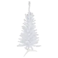 3ft. Unlit White Woodbury Pine Slim Artificial Christmas Tree