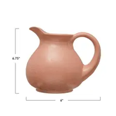 Hello Honey&reg; 48oz. Reactive Glaze Stoneware Pitcher