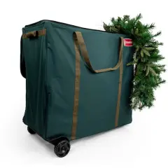 Treekeeper Rolling Multi Use Christmas Decoration Storage Bag with Wheels