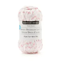 Sweet Snuggles Lite&trade; Variegated Striped Yarn by Loops & Threads&reg;Ballet Slipper