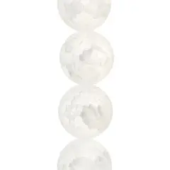 White Crackled Quartz Round Beads, 20mm by Bead Landing&trade;