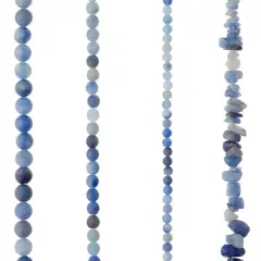 Dark Blue Aventurine Beads Value Pack by Bead Landing&trade;