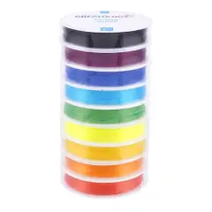1/2mm Rainbow Mix Nylon Cording, 9ct. by Creatology&trade;