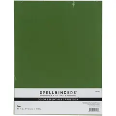 Spellbinders&reg; Color Essentials 8.5" x 11" Cardstock, 10 Sheets Fern