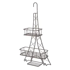 Elle D&eacute;cor Ville Des Lumieres Collection Eiffel Tower Shower Caddy