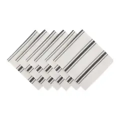 DII&reg; Zig Dobby Stripe Napkins, 6ct.