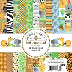 Doodlebug Design Inc.&trade; At The Zoo Paper Pad, 6" x 6"