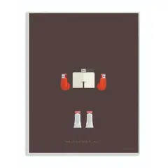 Stupell Industries Muhammad Ali Fashion Design Wall Plaque