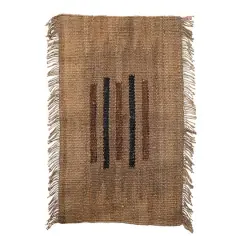 Hello Honey&reg; Bohemian Woven Jute & Leather Wall Hanging