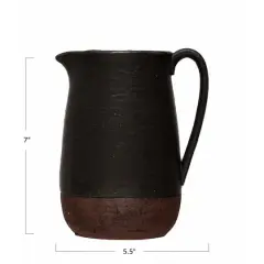 Hello Honey&reg; 2.5qt. Reactive Glaze Stoneware Pitcher