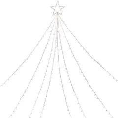 12ft. Clear Lighted Christmas Tree Decoration