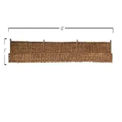 Hello Honey&reg; 5ft. Handwoven Rattan Wall Shelf