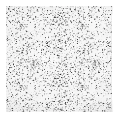 Monochromatic Speck Pattern 10" x 10" Cotton Twill Napkin