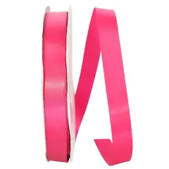 JAM Paper 7/8" x 100yd. Double Face Satin Ribbon Azalea