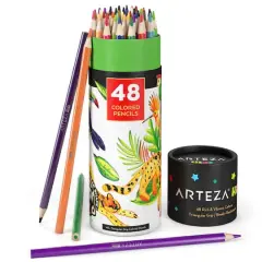 Arteza&reg; Kids Colored Pencils, triangular, Set of 48 pcs