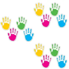 Carson Dellosa&reg; Education Handprints Cut-Outs, 3 Packs of 42