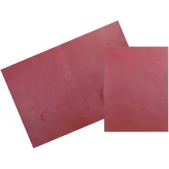 JAM Paper Handmade Metallic Folders Red