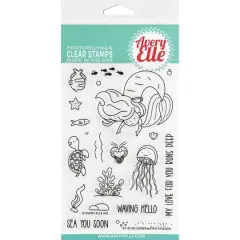 Avery Elle Underwater Friends Clear Stamps