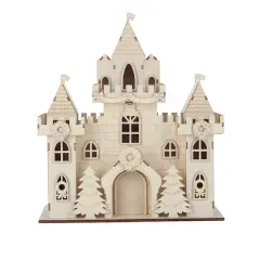 DIY LED Wood Village Large Castle by Make Market&reg;
