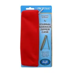 Itoya&reg; ProFolio&reg; Journal Sidekick Zipper Case Red