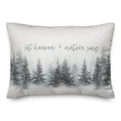 Let Heaven and Nature Sing 20" x 14" Spun Poly Pillow