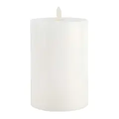 4" x 6" Oscillating Flame LED Pillar Candle by Ashland&reg; White
