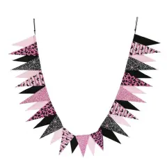 6ft. Pink Halloween Flag Garland by Ashland&reg;