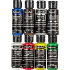 Americana&reg; 8 Color Multi-Surface Satin Acrylic Paint Bundle