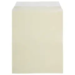 JAM Paper 8.93" x 11.25" Self Adhesive Closure Cello Sleeves, 100ct. Yellow