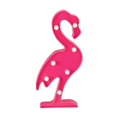 11.75" Pink Flamingo LED Marquee Wall D&eacute;cor