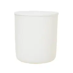makesy 8oz. Matte White Aura Vessel + Lid, 12ct.