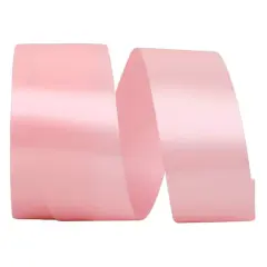JAM Paper 1.75" x 55yd. Perfect Printer Satin Ribbon Pink
