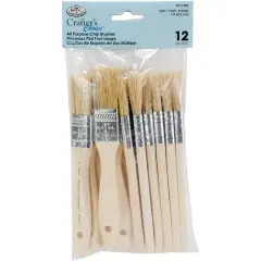 Royal & Langnickel&reg; Crafter's Choice&trade; 1'' All Purpose Chip Brush Set