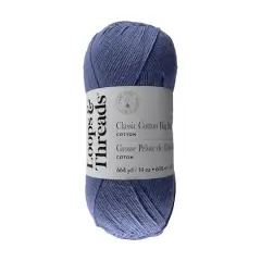Classic Cotton Big Ball&trade; Solid Yarn by Loops & Threads&reg; Iris