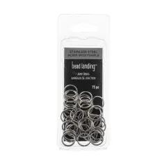10mm Jump Rings, 75ct. by Bead Landing&trade; Stainless Steel