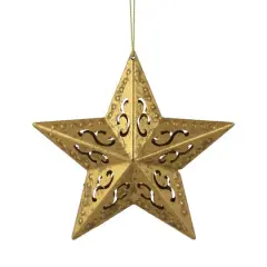 5.75" Gold Filigree Star Ornament