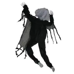 5ft. Creepy Climbing Dead Zombie Halloween Window D&eacute;cor