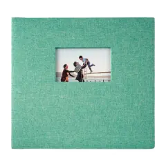 12" x 12" Linen Scrapbook Album by Recollections&trade; Green