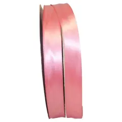 JAM Paper 7/8" x 100yd. Double Face Satin Ribbon Dusty Rose