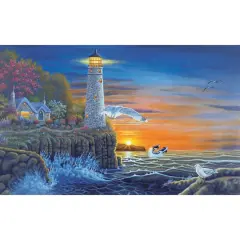 Royal Langnickel&reg; Waterside Lighthouses Painting by Numbers Kit