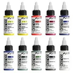 Golden&reg; High Flow Acrylic 10 Color Paint Mixing Set