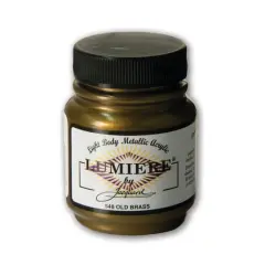 Jacquard Lumiere Metallic Acrylic Paint, 2.25oz. Old Brass