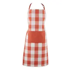 DII&reg; Buffalo Check Chef Apron Red