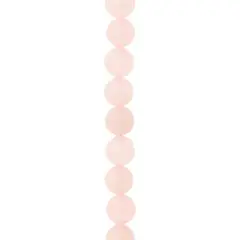 Pink Rose Quartz Round Beads, 10mm by Bead Landing&trade;
