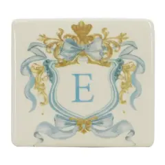 4.5" x 4" Ceramic Monogram D&eacute;cor by Ashland&reg; E