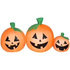 4.5ft. Airblown&reg; Inflatable Halloween LED Jack-o'-Lantern Trio