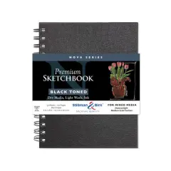 Stillman & Birn&trade; Nova Series Black Toned Premium Mixed Media Sketchbook