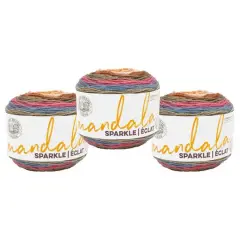 3 Pack Lion Brand&reg; Mandala&reg; Sparkle Yarn Cetus