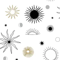 Elana Gabrielle Sun Phases Peel & Stick Wallpaper Tuxedo